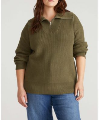 Plus Size Brenda Zip Sweater