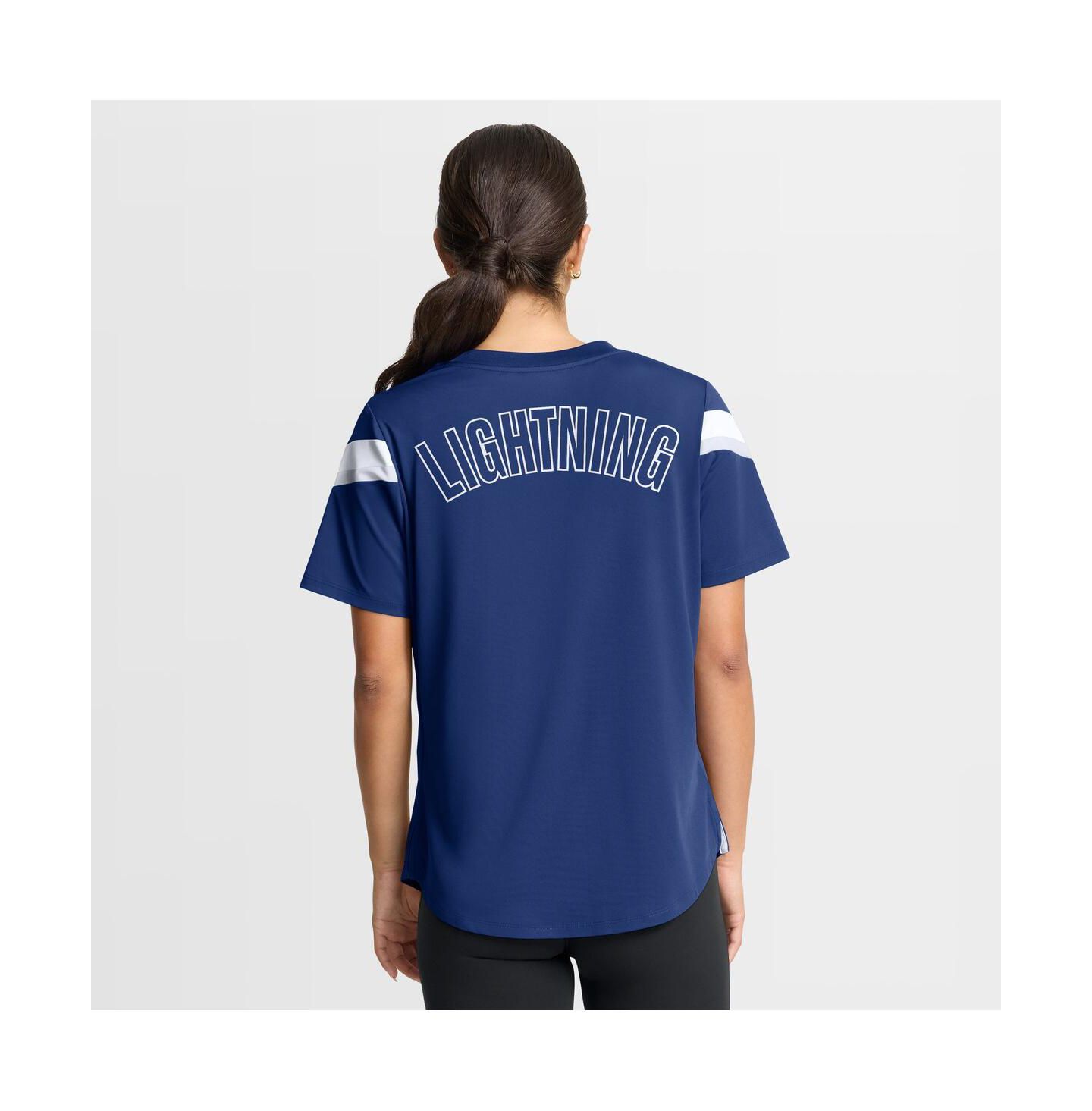Женская футболка Fanatics Blue Tampa Bay Lightning Offside Athena — фото 5