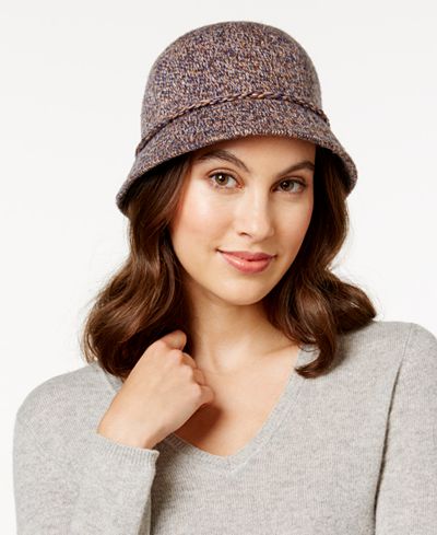 August Hats Festive Folk Marled Knit Cloche