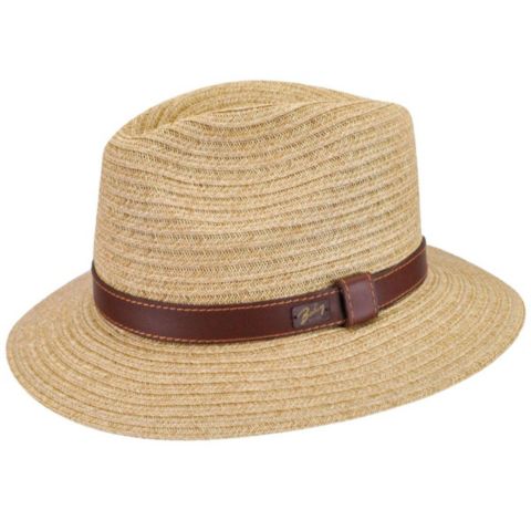 Мужские головные уборы Bailey 1922 Foley Fedora, цвет: Натуральный
