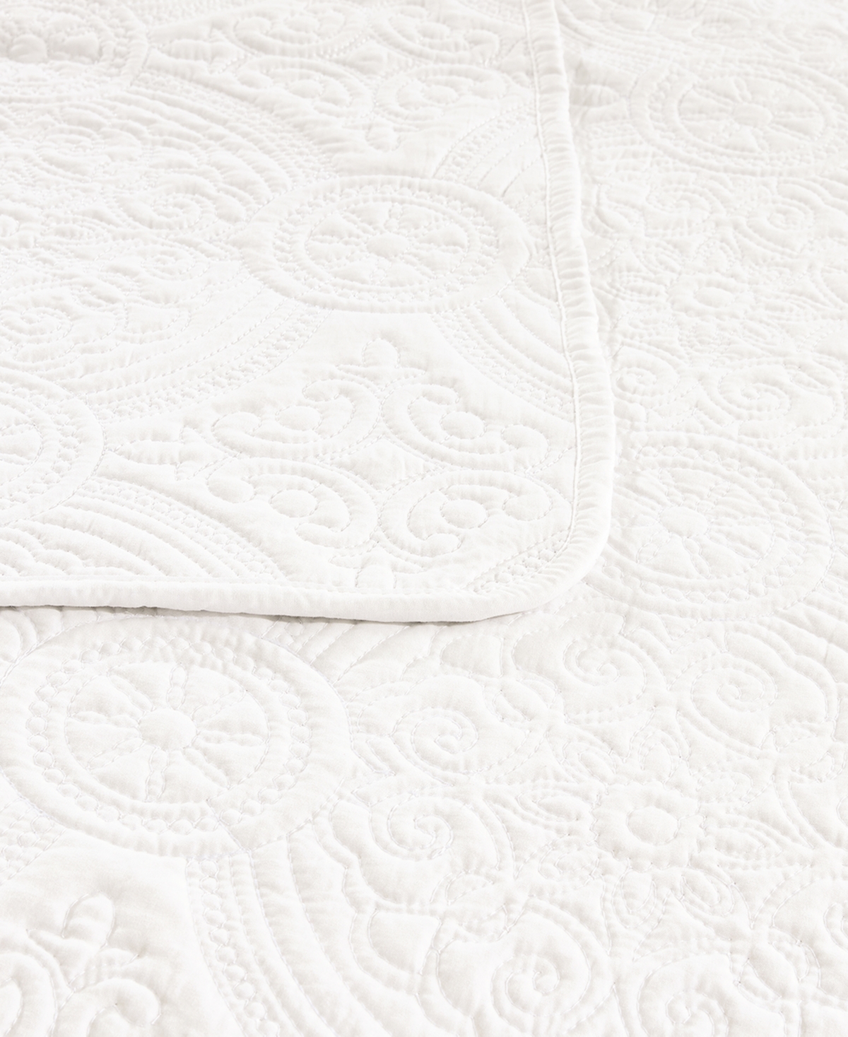 Simply Soft Heavily Stitched Solid 3-Pc. Quilt Set