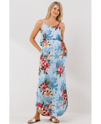 julia roberts bridesmaid dress Fashion Floral Boho Off-the-shoulder Maternity Dress Holiday Dress – Glamix  Maternity main image 1