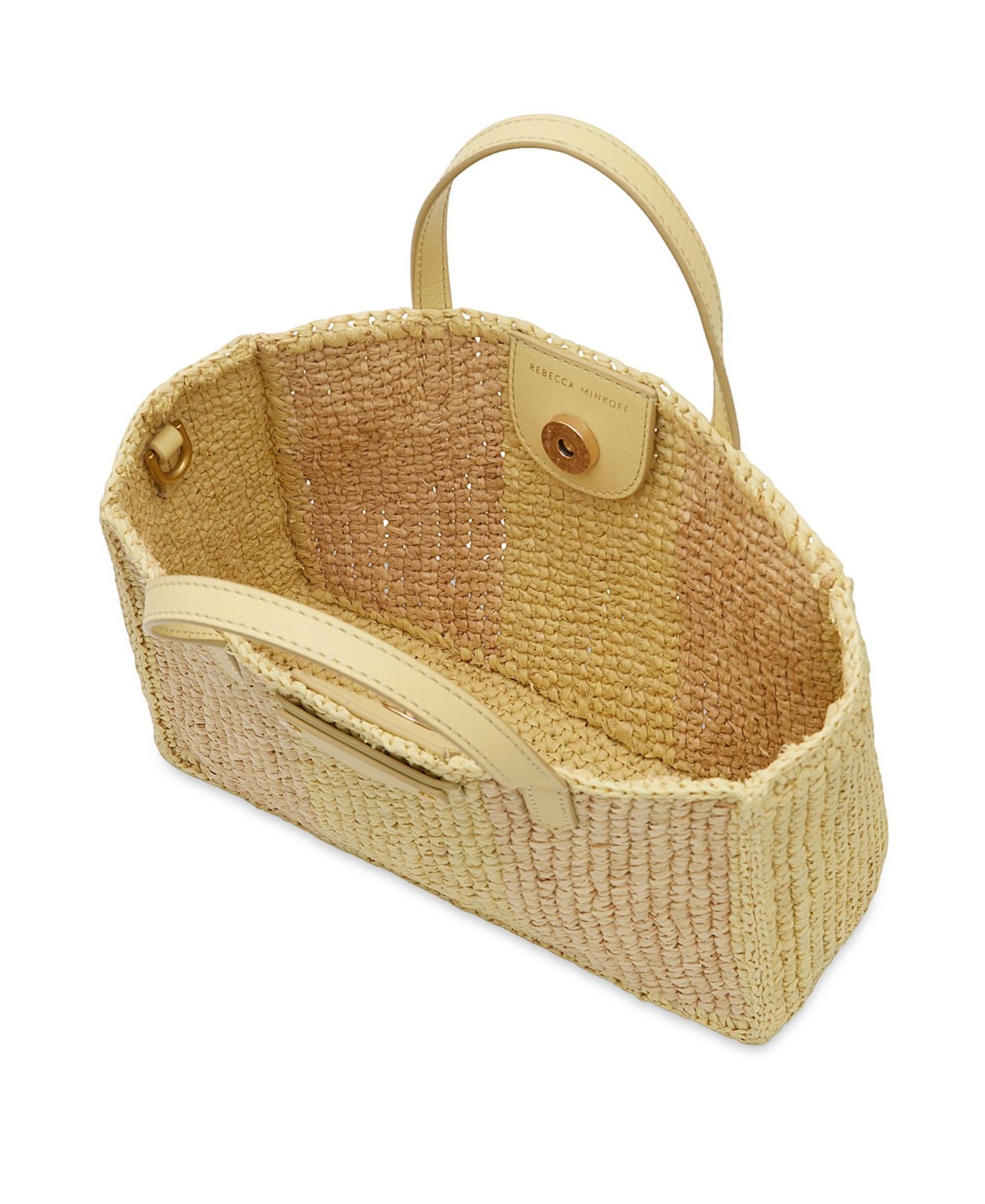 Женская сумка Rebecca Minkoff Small Straw, цвет: Натуральный разноцветный — фото 3