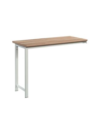 Bergen Circle Desk Return, Kiln Acacia finish