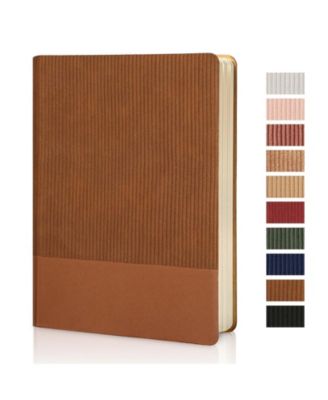 Lined Journal Notebook A5 PU Leather 216 Pages