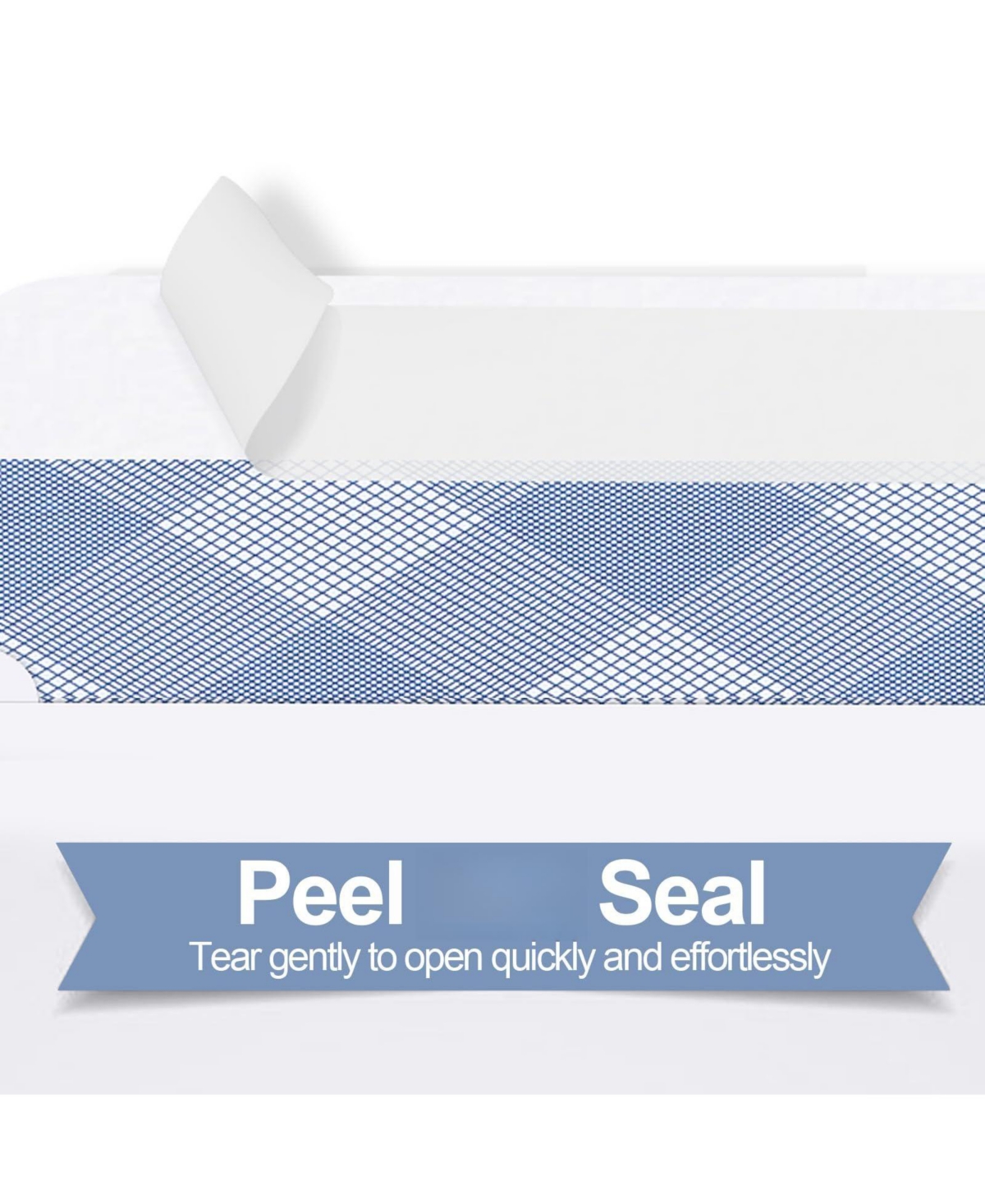 Gnuadz Security Envelopes Self-Seal Double Window