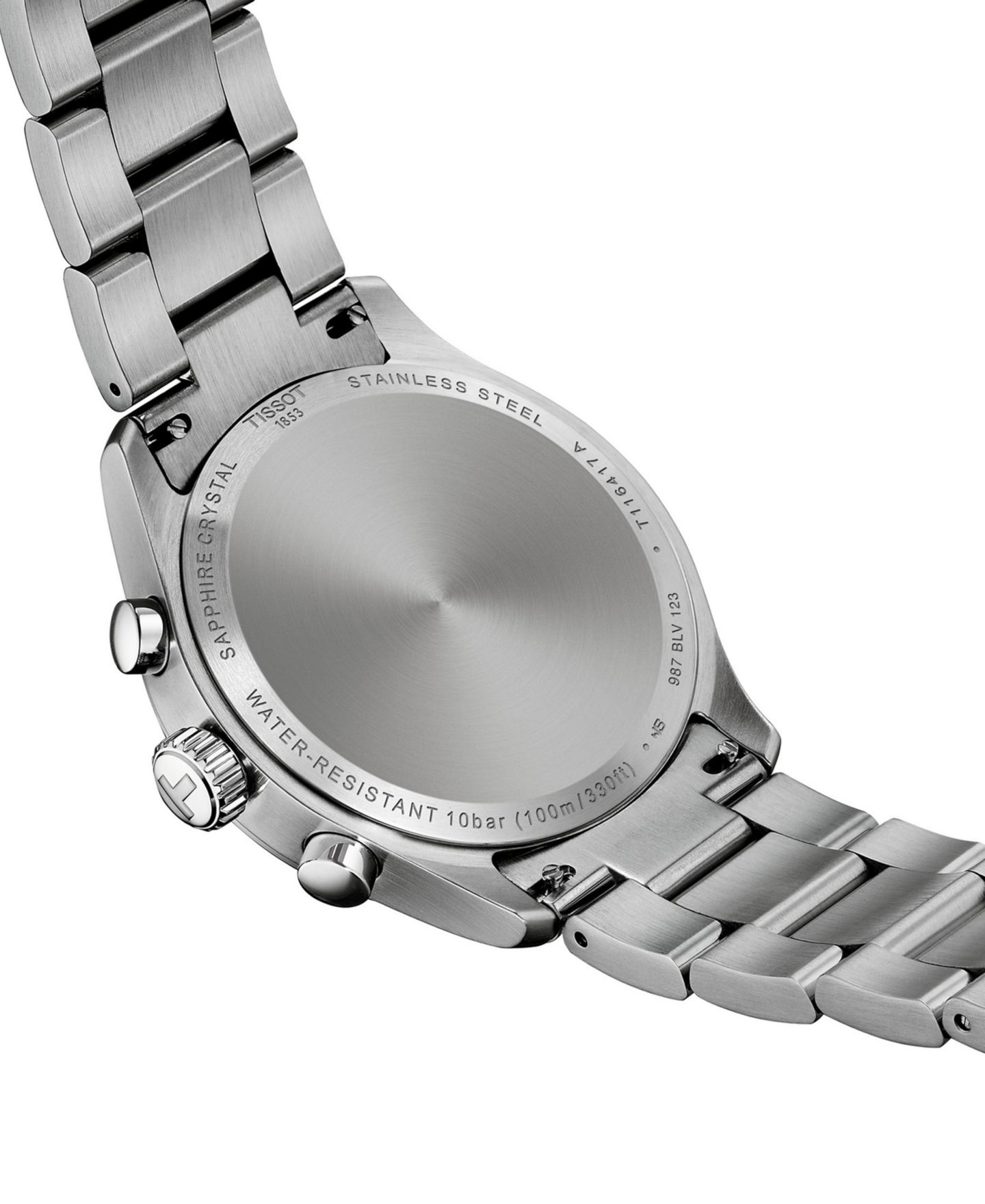 Мужские часы Tissot Round Silver Stainless Steel Watch 42mm — фото 7