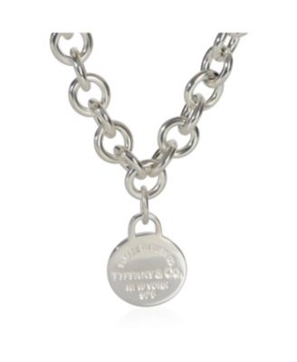 Pre-Owned Tiffany Co Sterling Silver Return To Tiffany Necklace - Sterling silver 1000$