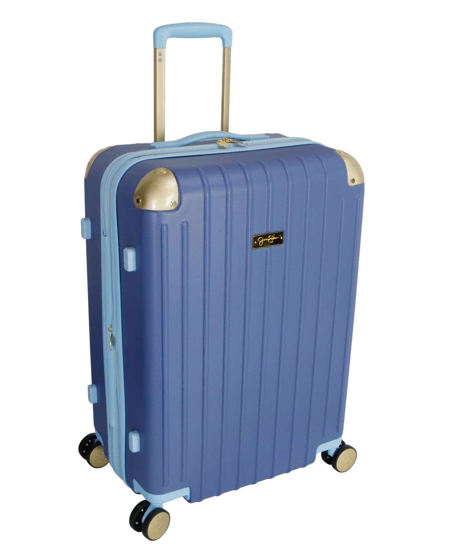 Чемоданы Jessica Simpson Sag Harbor 3 Piece Hardside Spinner Luggage Set, цвет: Синий — фото 20