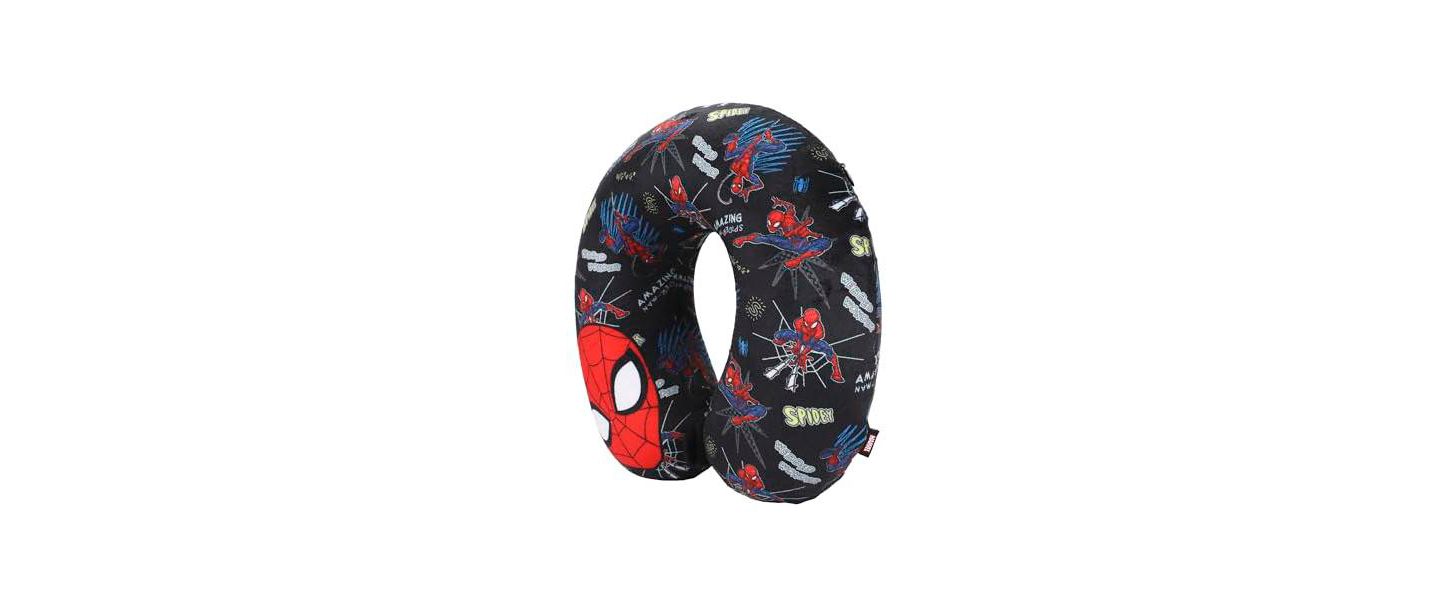 Spider-Man Mask and Character Print 3-Piece Neck Pillow Set, цвет: Spider-Man Mask & Character — фото 8