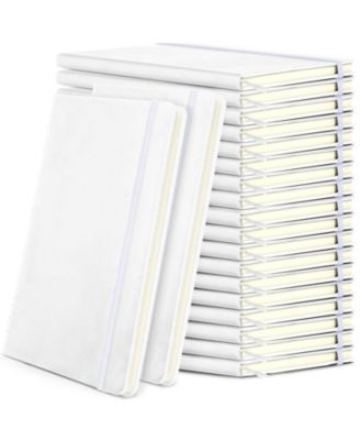 Lined Journal Notebooks A5 Hardcover PU Leather Wide Ruled