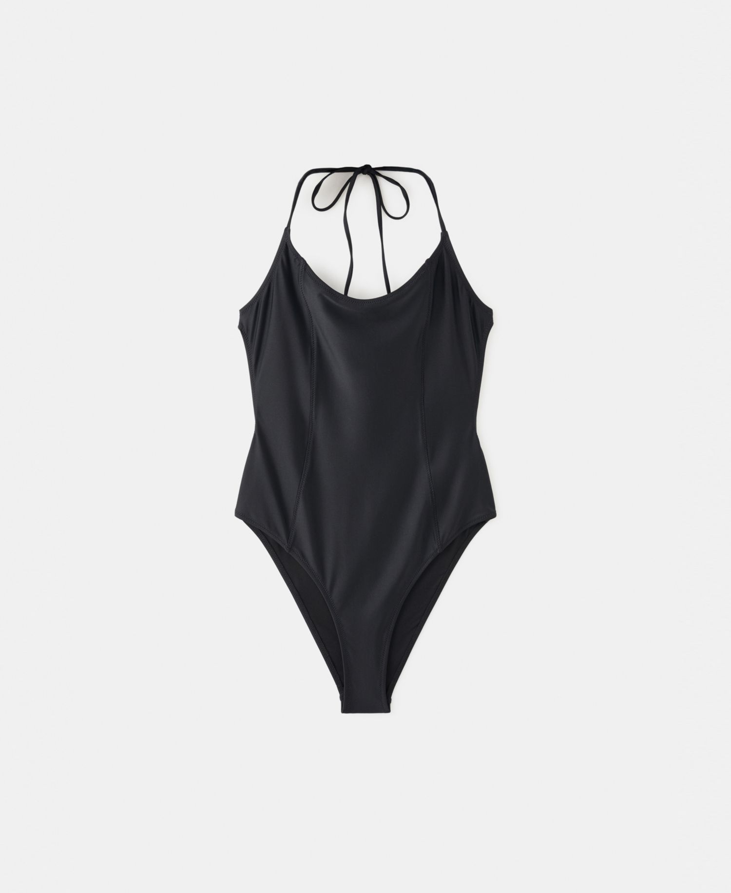 Women's Seam Detail Halter Swimsuit