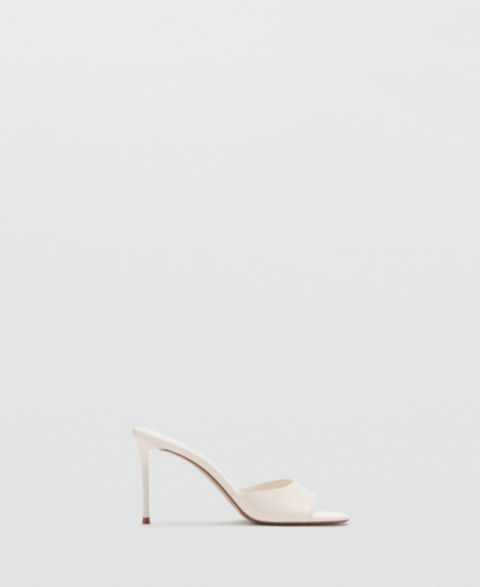 Женские сандалии MANGO Stiletto Heel, цвет: Белый