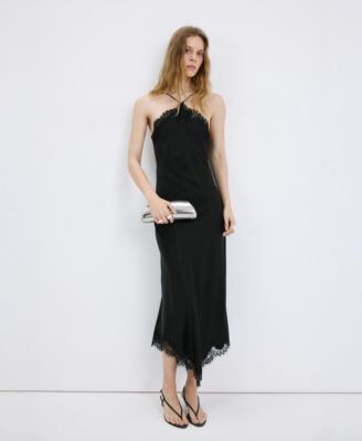 MANGO Women's Lace A-Line Dresses | Macy's