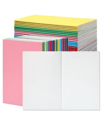 A5 Blank Journal Notebooks Bulk Soft Cover Unlined Paper