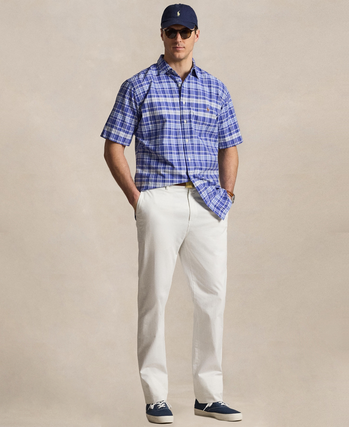 Polo Ralph Lauren Men's Plaid Oxford Shirt
