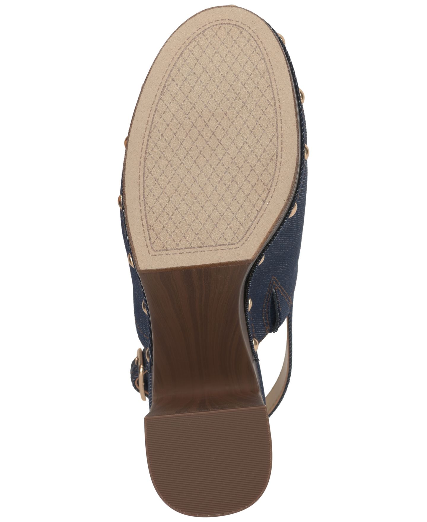 Женские сабо Jessica Simpson Cazea Platform Block Heel Cozy, цвет: Индиго джинсовый — фото 5