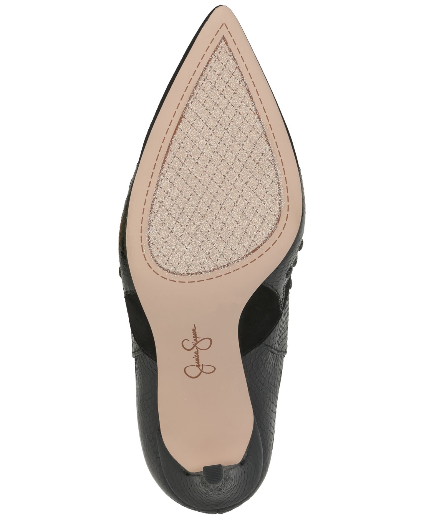 Женские ботинки Jessica Simpson Palieve Stiletto Studded Western Dress Booties, цвет: Чёрный кожаный — фото 5