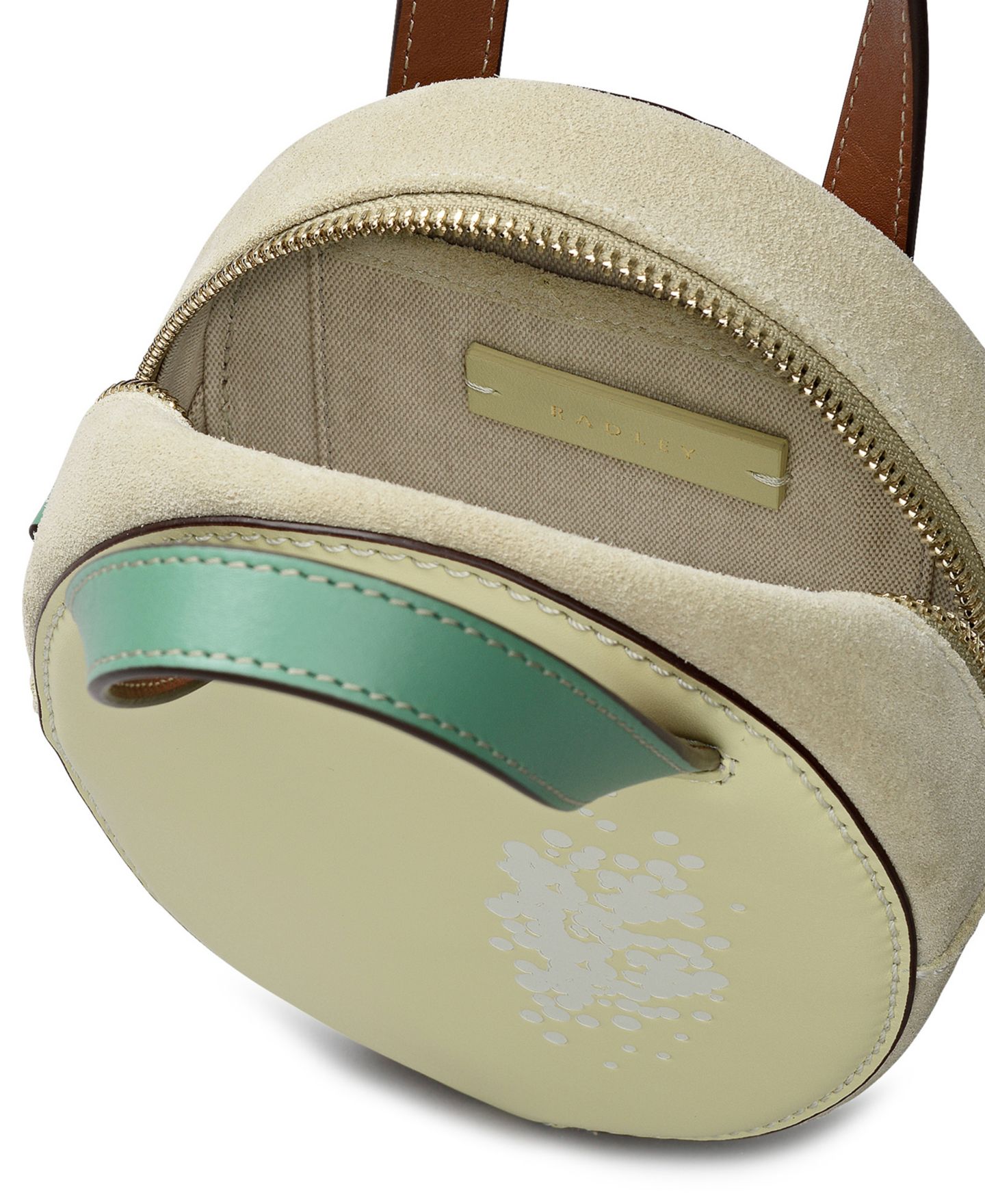 Женская сумка Radley London Riviera Leather Zip-Top Mini Crossbody, цвет: Lemongrass — фото 3