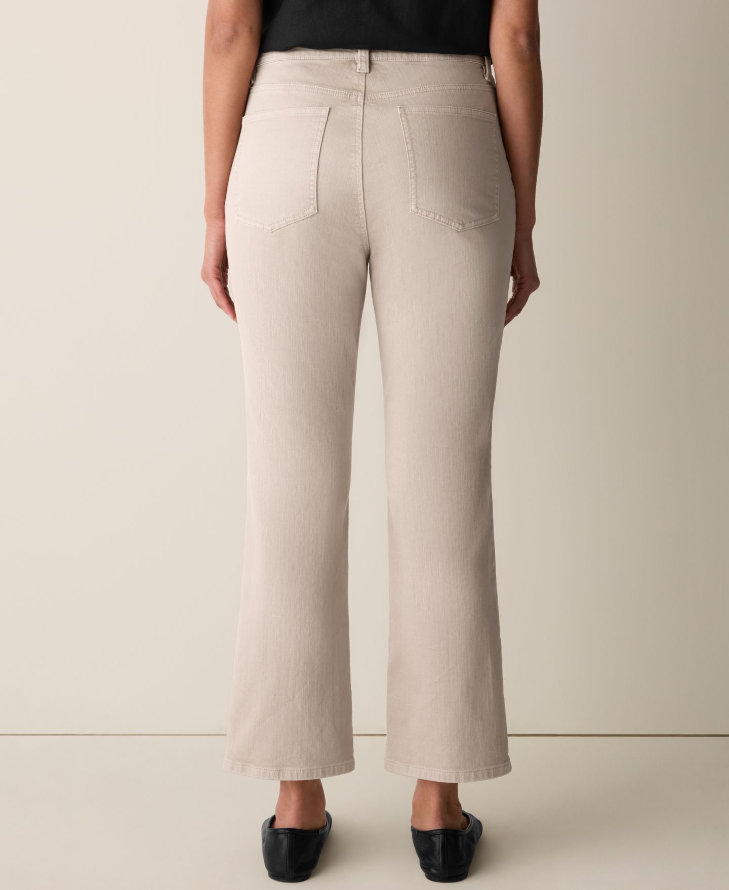 Женские джинсы Eileen Fisher Slim Ankle, цвет: Пшеничный — фото 3