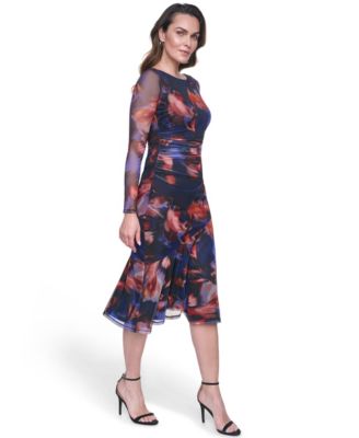 cotton wrap mini dress Luna • Shop American Threads Women's Trendy Online Boutique Blue / S / No Returns/Exchanges sheer waist mini dress style Skirt Mermaid Wedding Ivory Champagne Size:L(10-12)