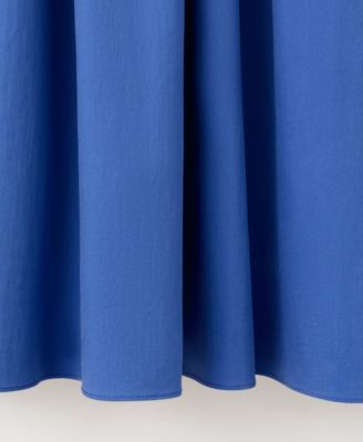 MANGO starring Hailey Bieber - Ruched Strapless dress blue - 8
