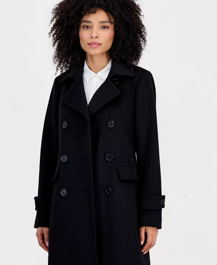 Women's Double-Breasted Coat, Created for Macy's - thumbnail 5