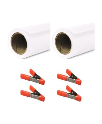 26"x36' Widetone Seamless Background Paper, Steel Spring lamp