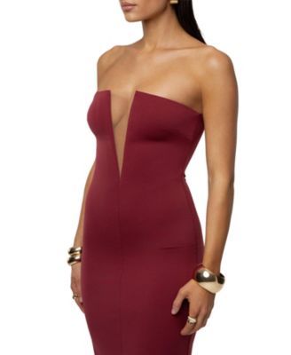 Burgundy Bodycon Dress - Macy's