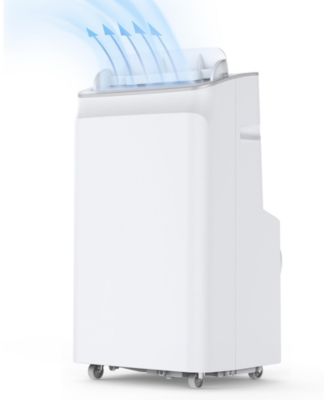 12,000 BTU Portable AC, 3-in-1 Cooling, Fan and Dehumidifying, Remote Control, Timer, Window Kit, Wheels and Handles
