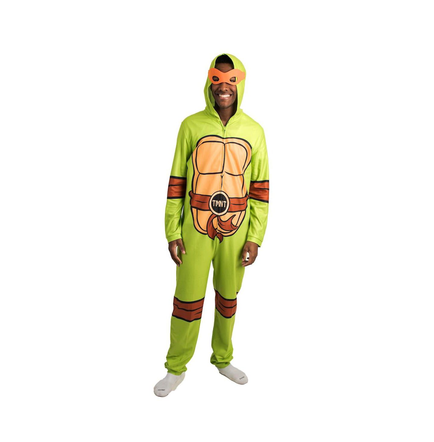 Детские игрушки Teenage Mutant Ninja Turtles Hooded Cosplay Footed Coveralls, 1-Piece, цвет: Зелёный — фото 5
