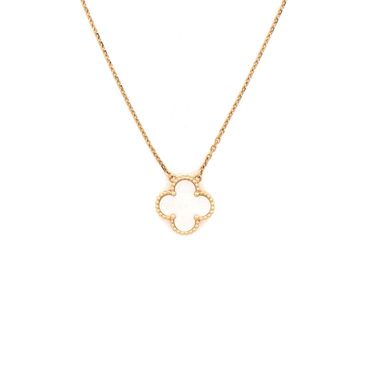 Pre-Owned Van Cleef & Arpels Vintage Alhambra Pendant Necklace - 18k yellow gold