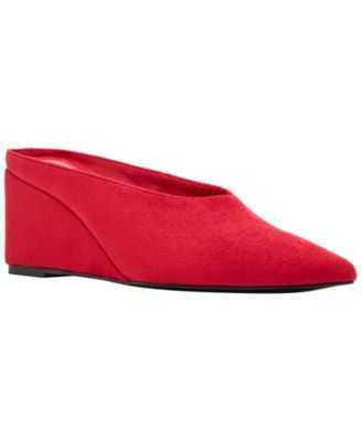 Women's Carousel Slip-On Pointed Toe Wedge Pumps