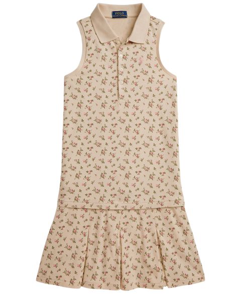 Polo Ralph Lauren Girls' 7-16 Floral Stretch Mesh Polo Shirt and Skort, 2-Piece Set, цвет: С принтом
