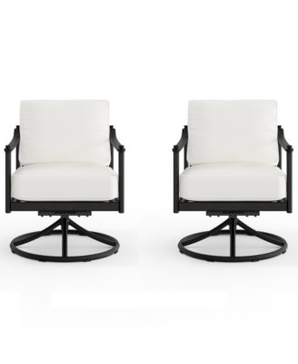 Agio Wellington Outdoor Swivel Rockers, Set of 2