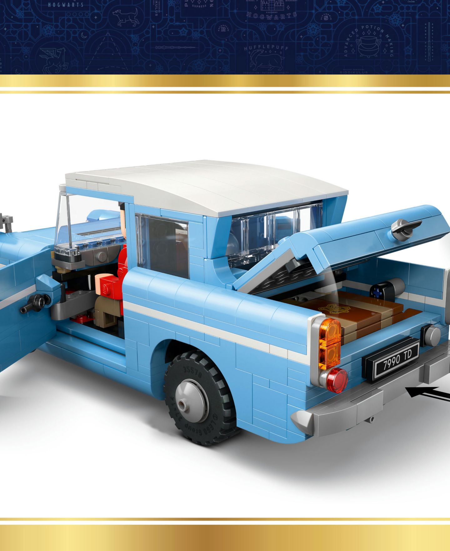 Детский конструктор LEGO Harry Potter Enchanted Flying Ford Anglia Building Set 76470 — фото 7
