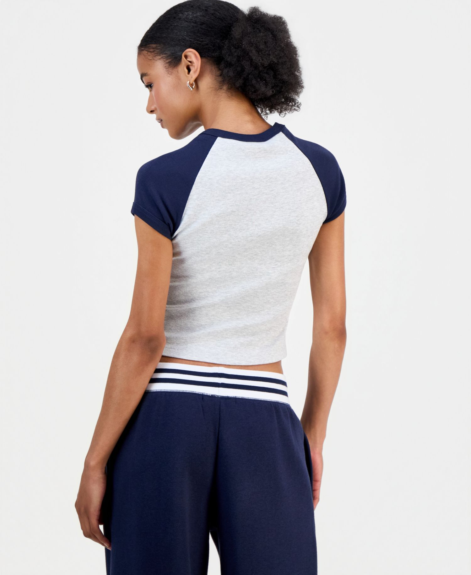 Juniors' Raglan Short-Sleeve Tee