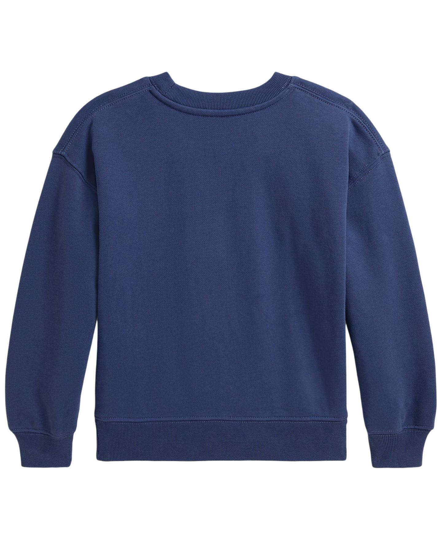 Толстовка Polo Ralph Lauren Patchwork-Logo French Terry Sweatshirt для девочек, цвет: Королевский синий — фото 2