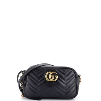Small GG Marmont Shoulder Bag Matelasse Leather