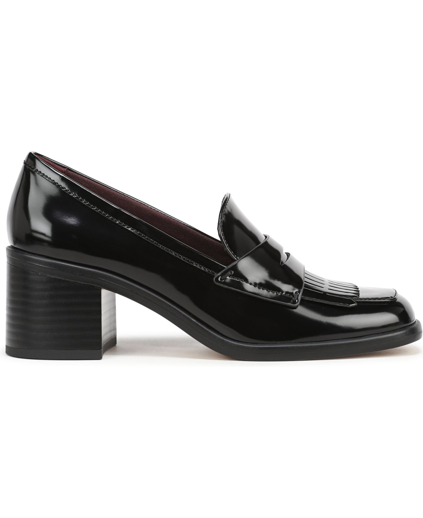 Женские туфли Franco Sarto Elian Square Toe, цвет: Чёрный искусственная лаковая кожа — фото 2