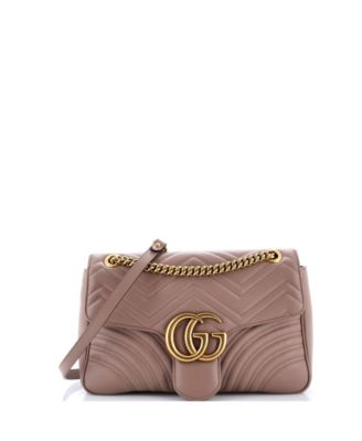 Medium GG Marmont Flap Bag Matelasse Leather