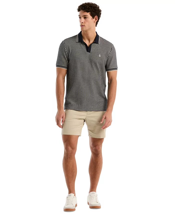 Men's Jacquard Short-Sleeve Polo Shirt - thumbnail 2