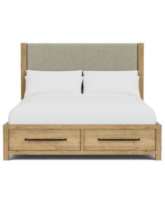 Davie Queen Upholstered Bed with Storage