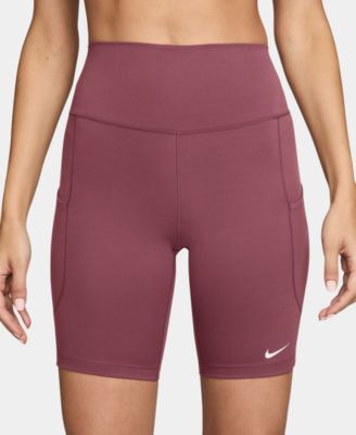 Women's One High-Waisted Side-Pocket 8" Bike Shorts
