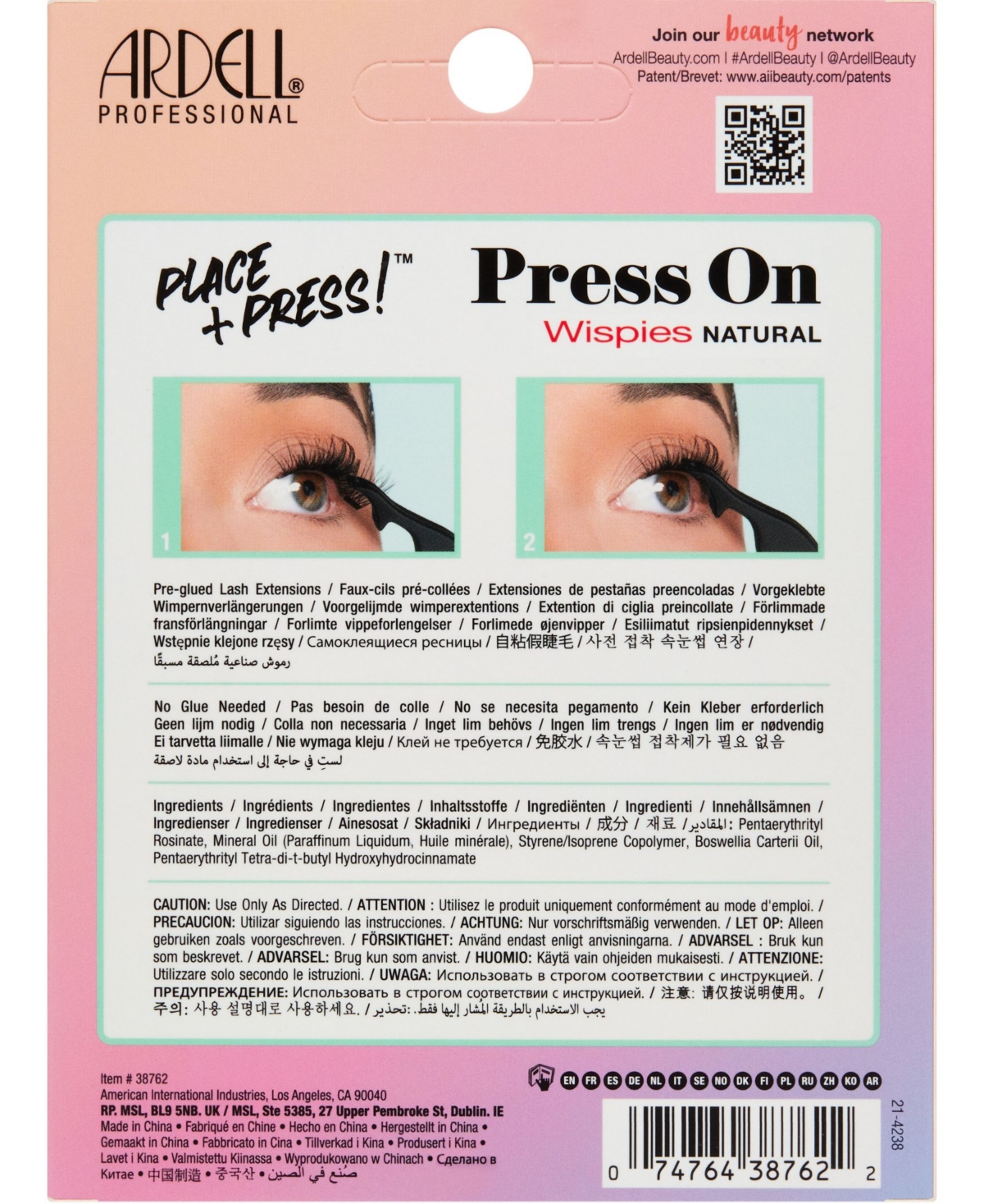 Ardell 60-Piece Press On Underlash Extensions