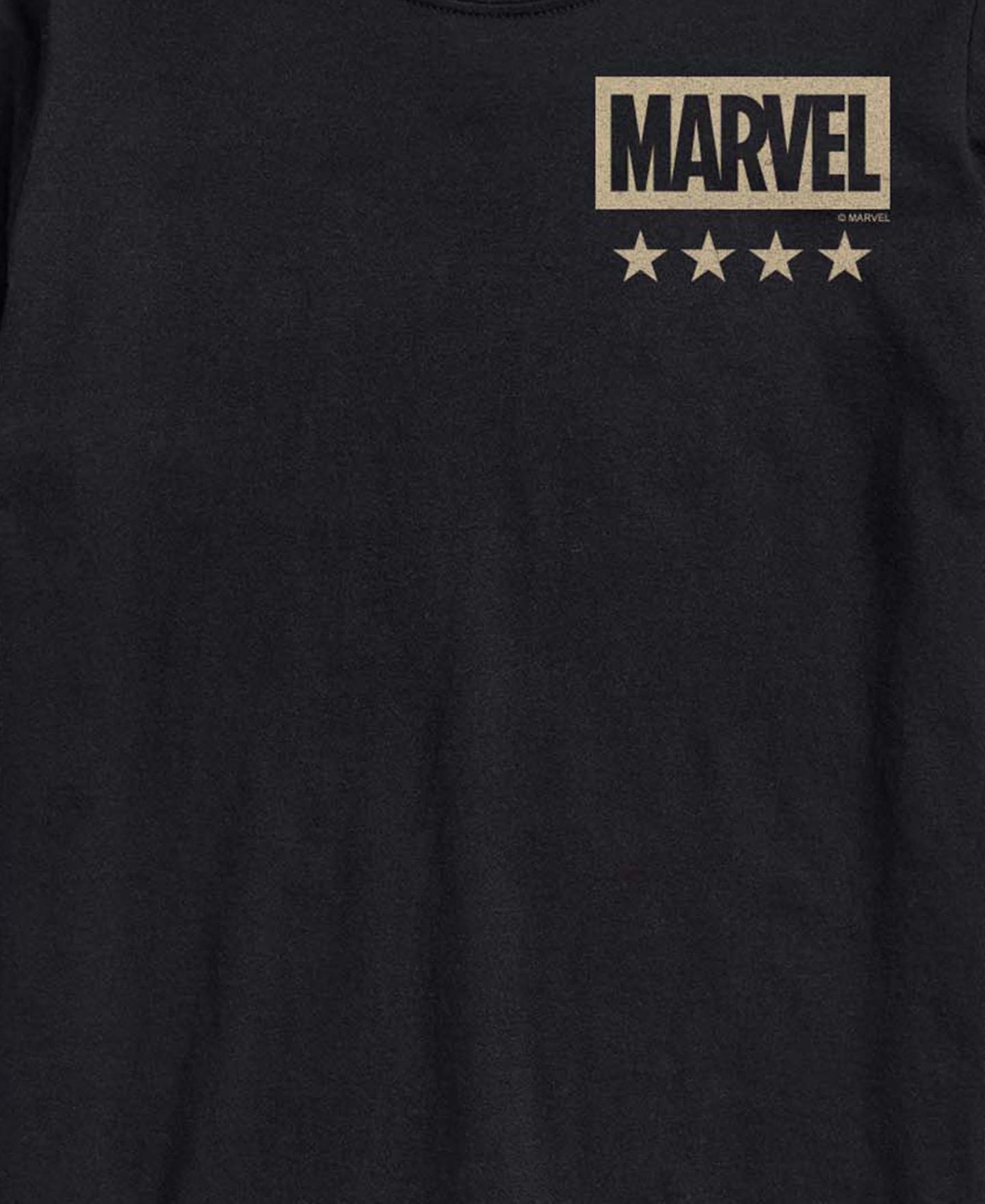 Мужская футболка AIRWAVES Captain America Flag Short-Sleeve Graphic, цвет: Чёрный — фото 3