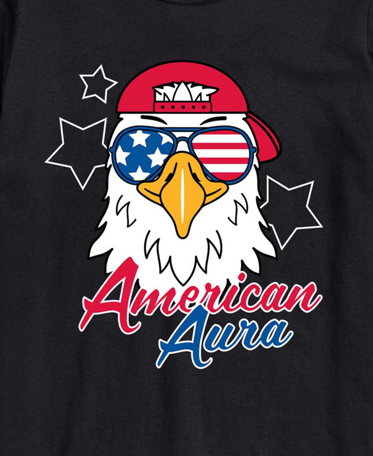 Airwaves Men's American Aura Eagle Short-Sleeve Graphic T-Shirt