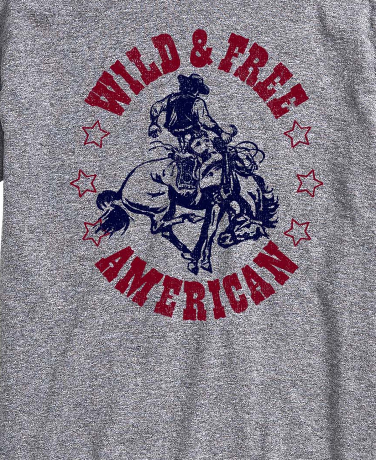 Airwaves Men's Wild And Free American Short-Sleeve Graphic T-Shirts