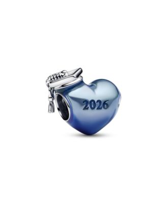 Graduation 2026 Blue Heart Charm