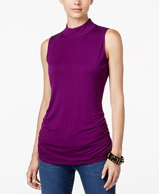 macys mock turtleneck womens